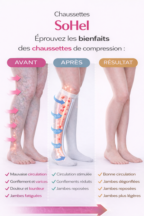 Chaussettes de compression
